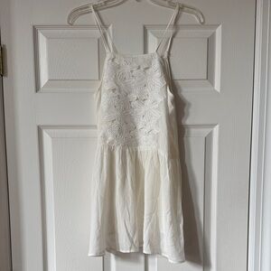 Xhilaration Off white Lace Detail Tunic